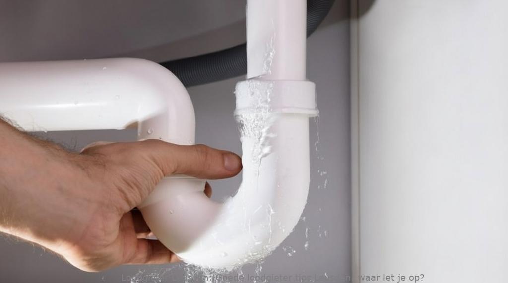 Goede loodgieter tips Leusden: waar let je op?