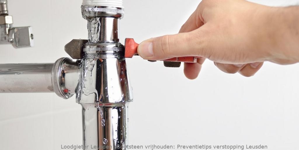 Gootsteen vrijhouden: Preventietips verstopping Leusden
