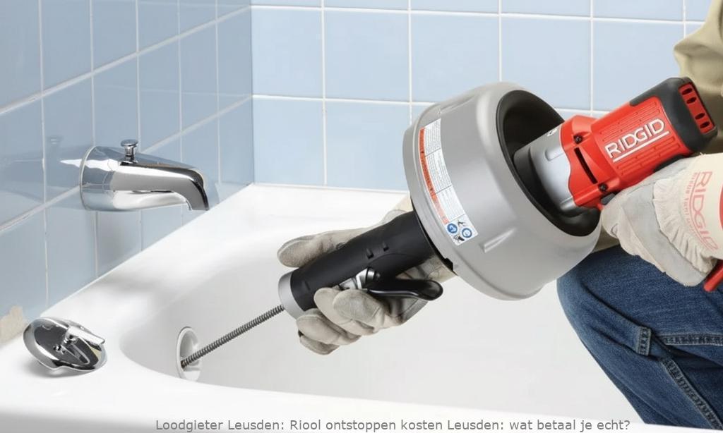 Riool ontstoppen kosten Leusden: wat betaal je echt?