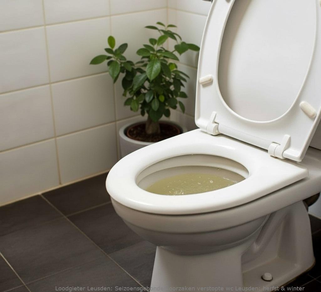 Seizoensgebonden oorzaken verstopte wc Leusden: herfst & winter