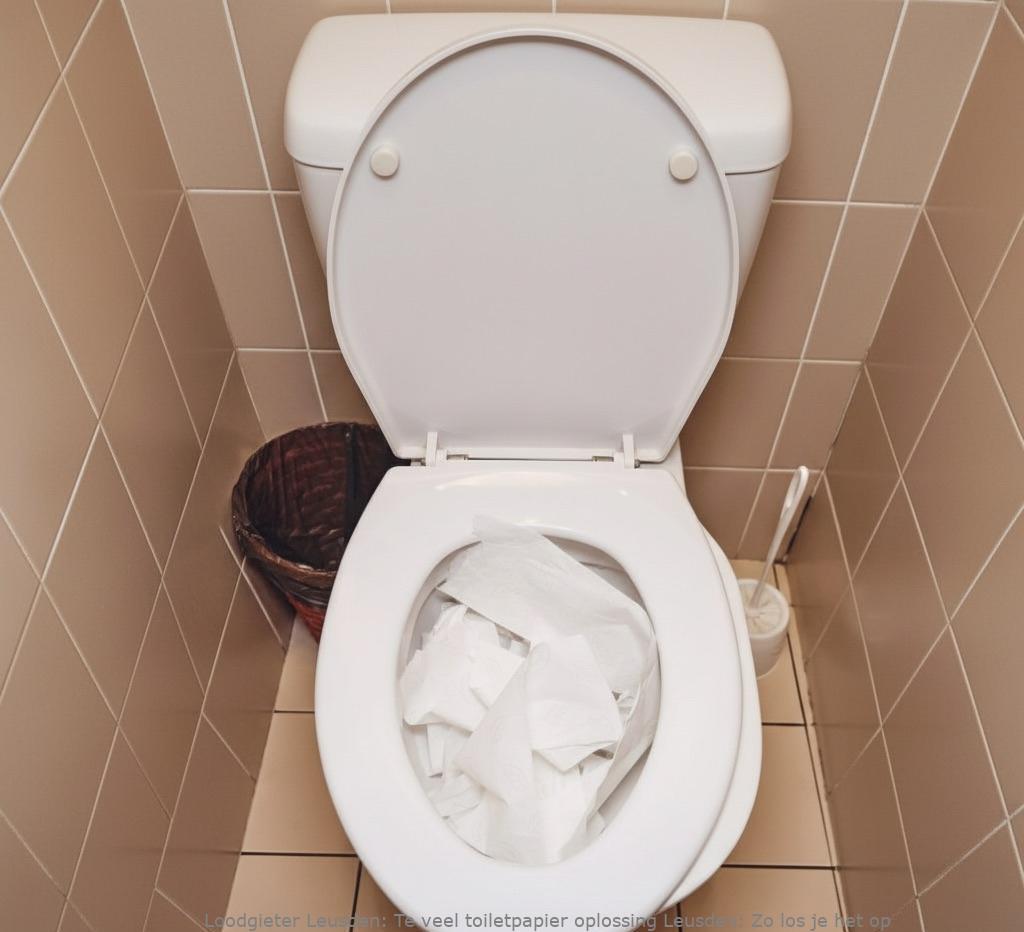 Te veel toiletpapier oplossing Leusden: Zo los je het op