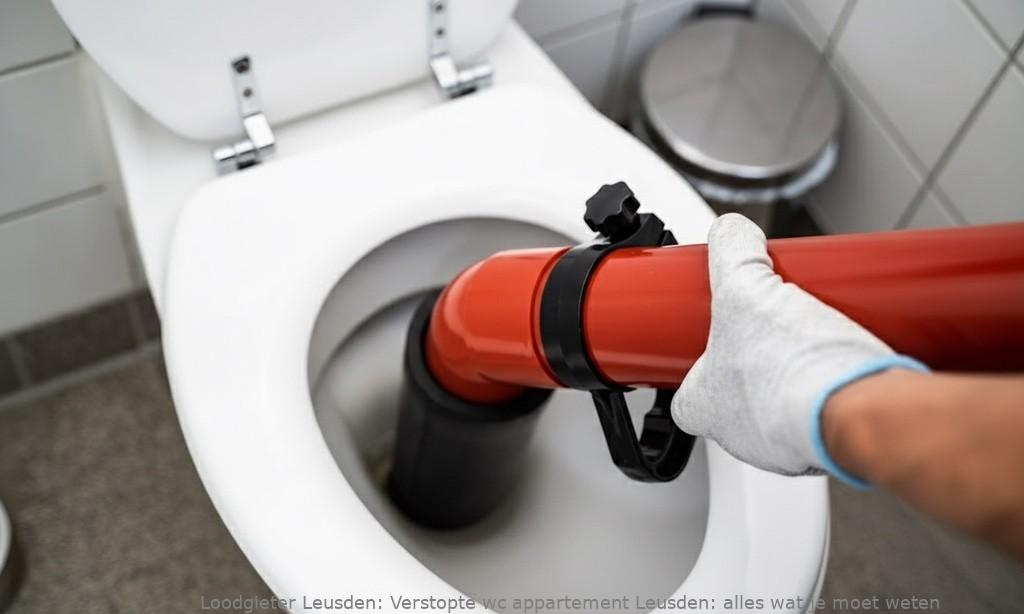 Verstopte wc appartement Leusden: alles wat je moet weten