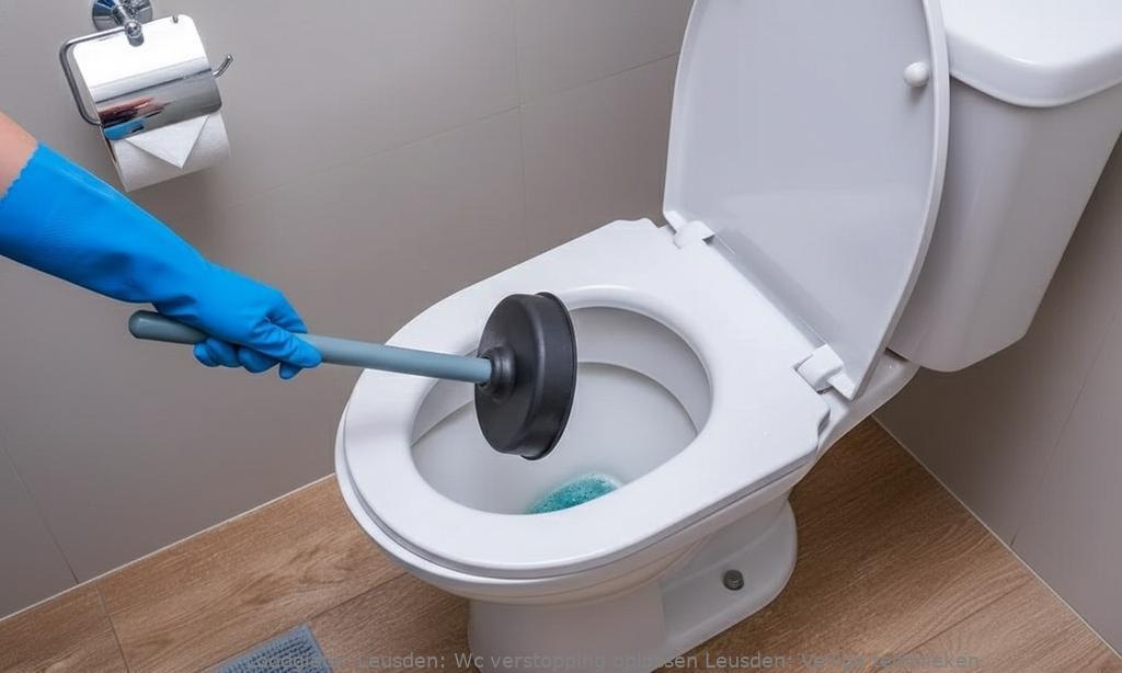 Wc verstopping oplossen Leusden: Veilige technieken
